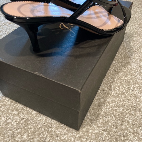 Brand new Jcrew sling back sandal in ivory/black 9 - Picture 6 of 8